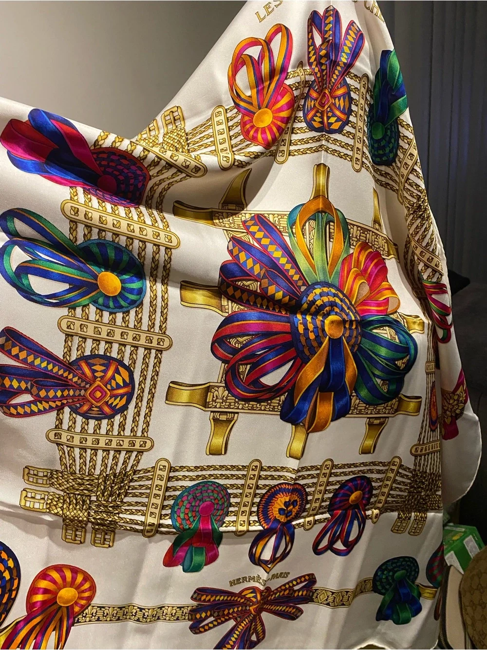 Hermes Silk Scarf